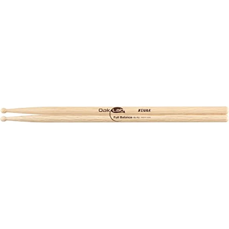 Tama Oak Lab Fast Blast Drum Sticks, Japanische Eiche, 406mm Länge, 14mm Durchmesser, runder Kopf, ideal für Lautstärke und Geschwindigkeit – Bild 2