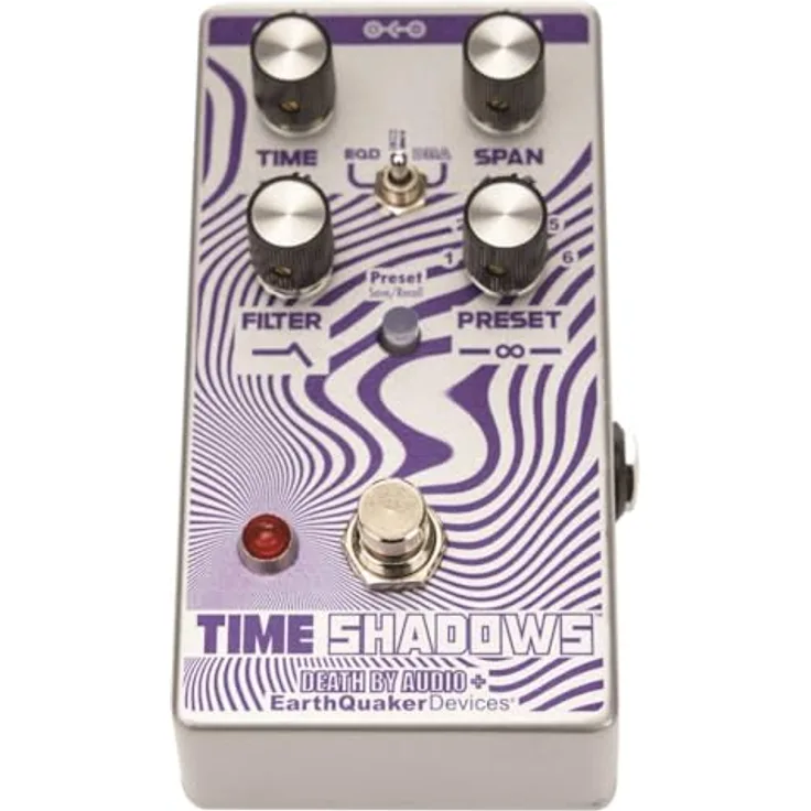 EarthQuaker Devices Time Shadows II Multi-Delay, Subharmonic Effektpedal mit 3 Modi, 6 Presets und Flexi-Switch-Technologie