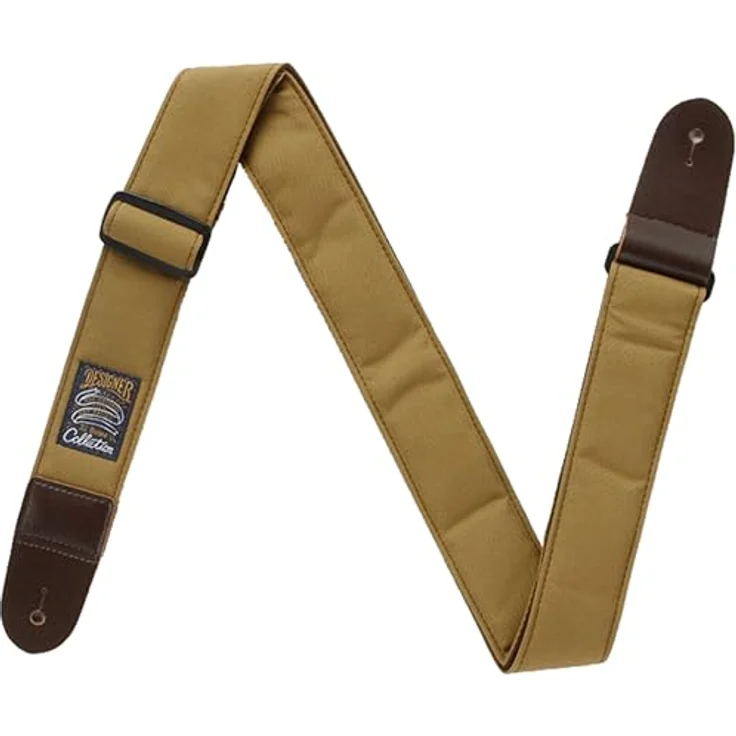 Ibanez DCS50-OC Designer Strap, Gitarrengurt mit verstellbarer Länge bis 1700 mm, Ocker, 50 mm breit, sichere Lederenden – Bild 1