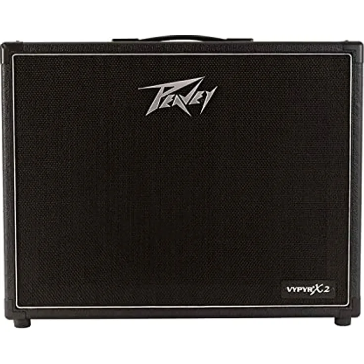 Peavey Vypyr X2, Modelling-Combo für E-Gitarre, Bass und Akustikgitarre, 60 Watt RMS, 12" Lautsprecher, 36 Amp-Modelle, 26 Effekte, Schwarz