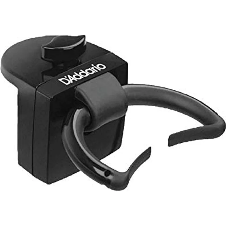 Daddario PW-GD-01 Guitar Dock, Gitarren/Basshalter, 360 Grad drehbar, einstellbare Klammer, Schwarz – Bild 1