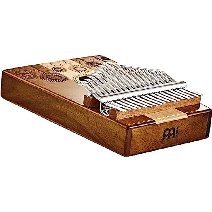 Sonic Energy Schallloch Kalimba KL1706H – C-Dur, 17 Töne aus Ahorn- und Akazienholz – Inkl. Etui, Leinentasche, Stimmhammer und Poliertuch, ideal für Meditation und Yoga – Bild 2