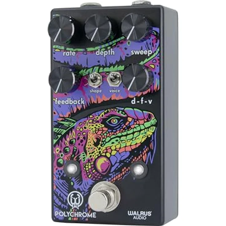 Walrus Audio Polychrome, Analog Flanger Effekt Pedal mit Rate, Depth, Sweep und True Bypass, Made in USA – Bild 3