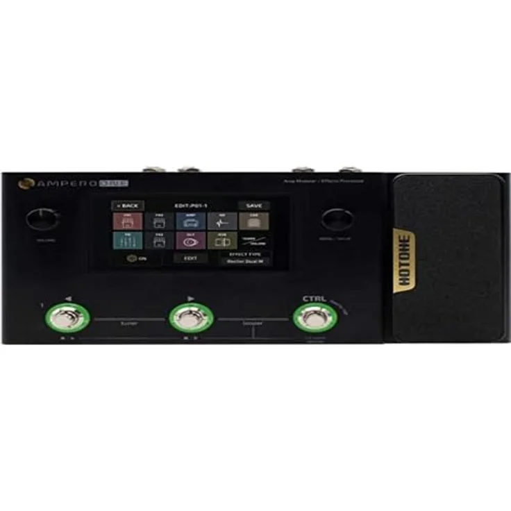 Hotone MP-80 Ampero One, Gitarren-Multieffektpedal mit 64 Amp Models, 198 Presets und integriertem Looper – Bild 2