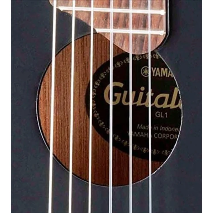 Yamaha GL1 Black, Gitarlele mit 6 Saiten, Fichtendecke, Meranti Body, Sonokeling Griffbrett, inkl. Gig Bag – Bild 3
