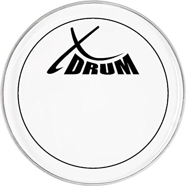 XDrum 22" Oil Hydraulic Schlagzeugfell, transparent, saubere Klangverteilung, kurze Sustain, trockener Sound – Bild 1