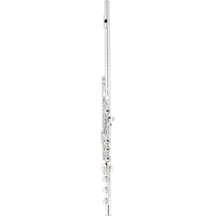 Azumi AZ-Z1 RBE Querflöte, Neusilber versilbert mit Sterling Silber Mundlochplatte, E-Mechanik, inkl. Etui und Zubehör
