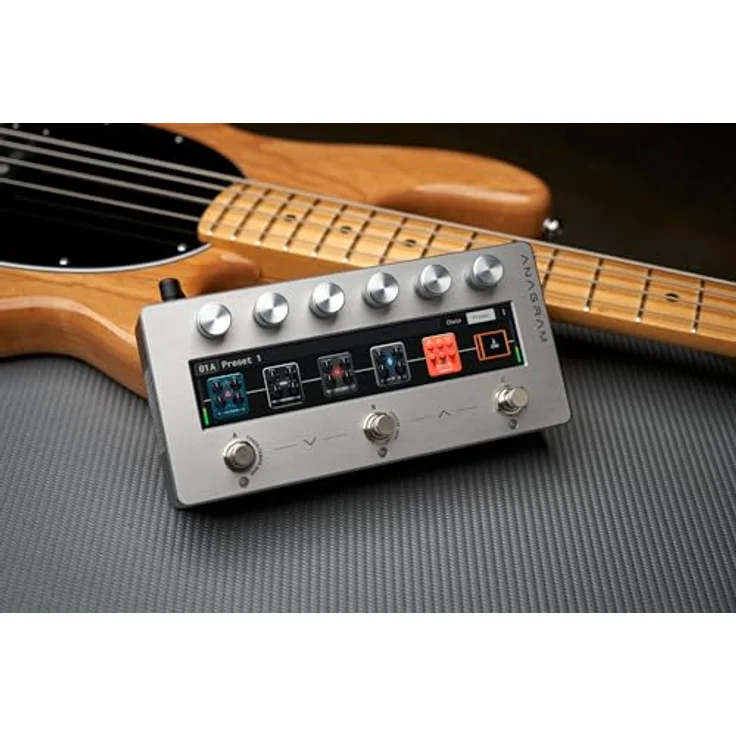 Darkglass Anagram, Multi-Effektpedal für E-Bass mit Neural Amp Modeler und 6 Multifunktions-Reglern, made in Finland – Bild 3