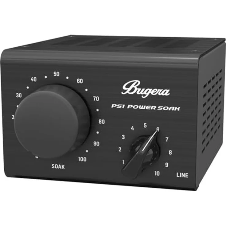 Bugera PS1 Power Soak, passiver Power Attenuator bis 100 Watt, 3 Eingänge (4, 8, 16 Ohm), emulierter XLR Mic-Ausgang, Lautsprecher-Ausgang mit Lautstärkeregelung – Bild 3