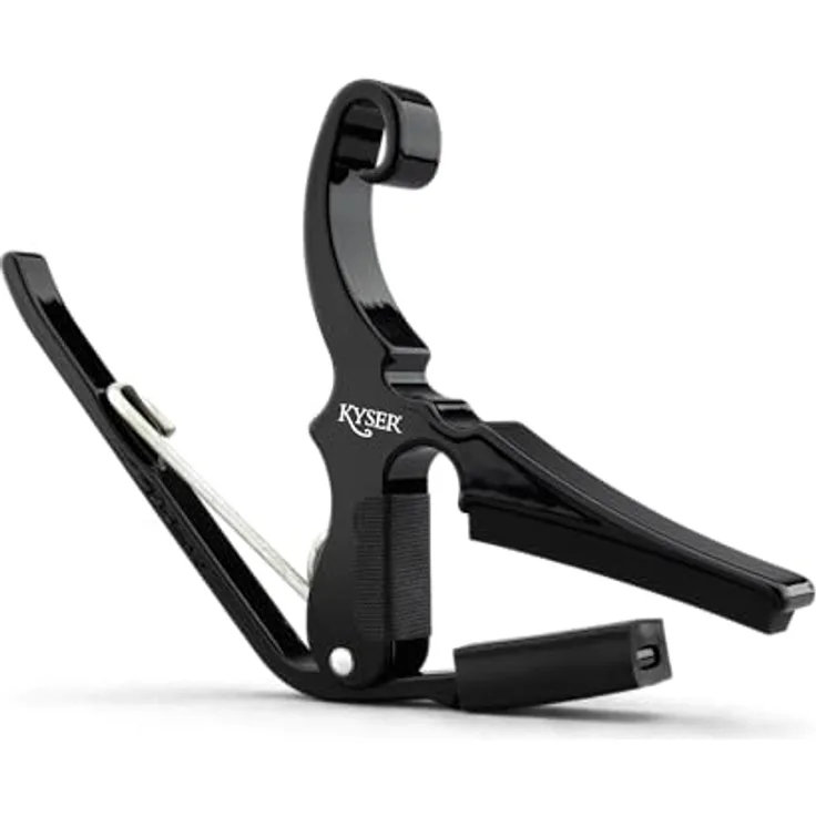 Kyser Quick Change Drop D Capo, D-Tuning Kapodaster für 5 Saiten, tiefe E-Saite bleibt frei