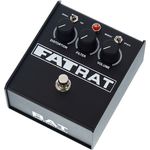 Proco Fatrat, Distortion Effektpedal für E-Gitarre mit verzerrbarem Klangregler, Mosfet/Stock Clipping Schalter, Filter & Volume Regler