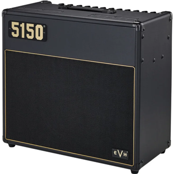 Evh 5150 Iconic EL34 40W 1x12 Combo, Röhrenverstärker für E-Gitarre mit 2 Kanälen, Schwarz