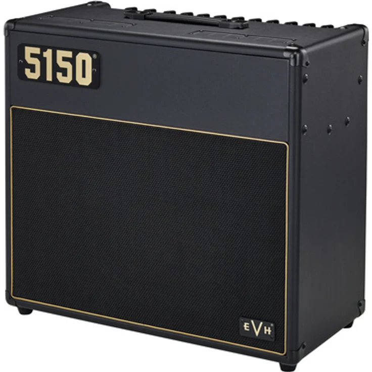 Evh 5150 Iconic EL34 40W 1x12 Combo, Röhrenverstärker für E-Gitarre mit 2 Kanälen, Schwarz
