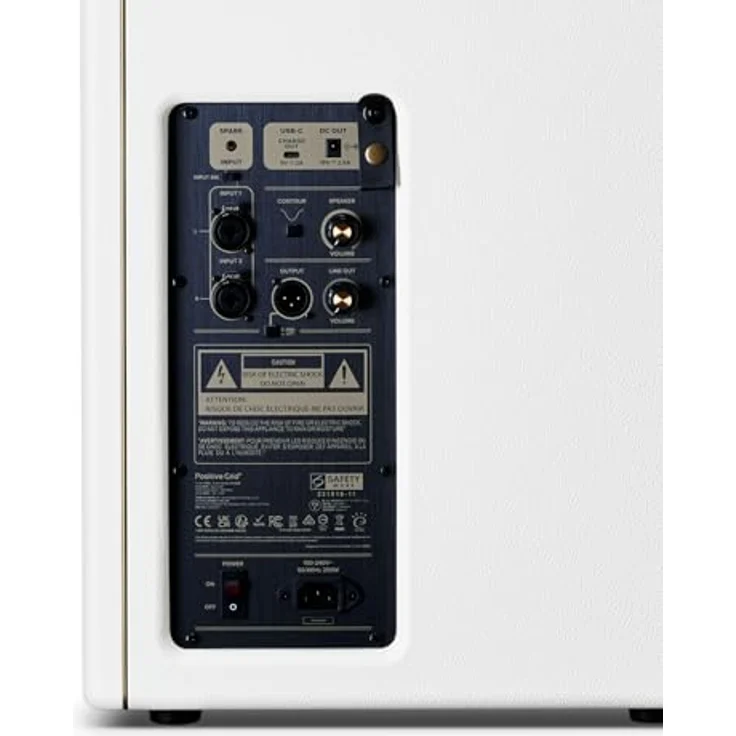 Positive Grid Spark CAB, Gitarrenverstärker-Lautsprecherbox mit 140 Watt, FRFR, für Spark-Serie und Modeler, perlweiß – Bild 3