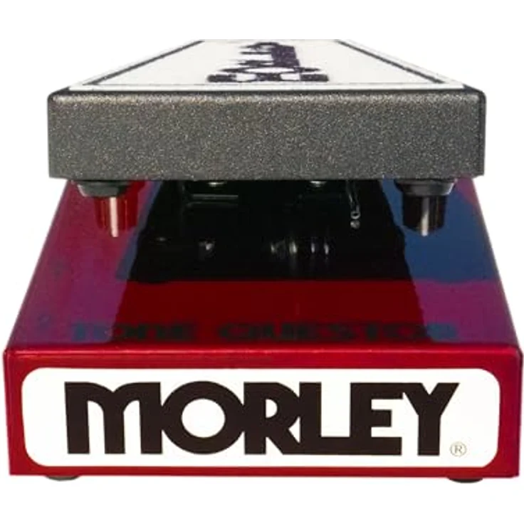 Morley MTTW Tone Questor Wah, Wah Effekt Pedal mit schalterloser Bedienung, dB-Regler bis zu 15 dB Boost, rubinrote prismatische Oberfläche, platzsparendes Design – Bild 2