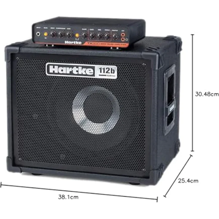 Hartke TX300, Bass Topteil mit 300 Watt, 3-Band EQ, Drive/Gain/Compressor Regler, Aux In, Kopfhörer Ausgang – Bild 5