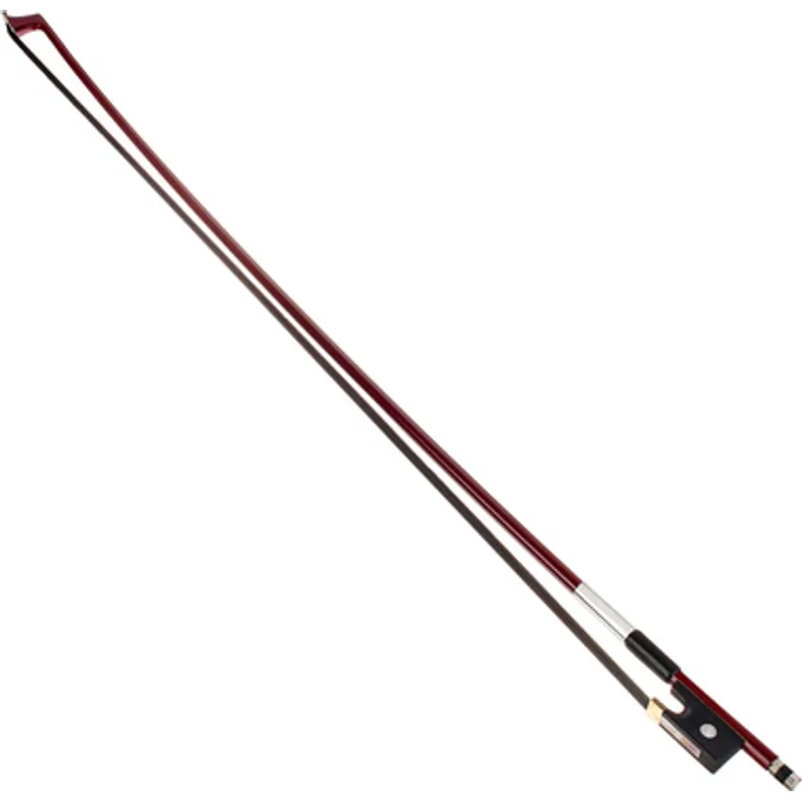 Artino BF-29 Violinbogen 3/4 Brown, Fiberglass-Stange mit Ebenholzfrosch und schwarzer Behaarung