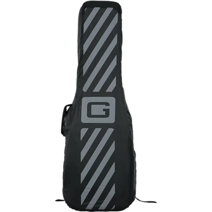 Gator G-PG E-Guitar Bag, ProGo Ultimate Gigbag mit Micro-Fleece Innenpolsterung und abnehmbarem Rucksacktrageriemen, schwarz – Bild 11