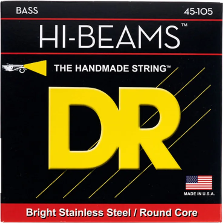 DR Strings Hi-Beams MR-45, Bass Saiten, Stainless Steel, 045-105