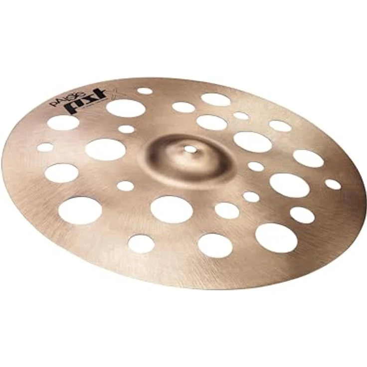 Paiste 16" PSTX Swiss Thin Crash, Schlagzeugbecken mit seidenmatter Oberfläche, explosive Ansprache und schnelle Ausklingzeit – Bild 1