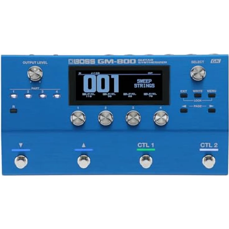 Boss GM-800 Guitar Synthesizer, Gitarren- und Bass-Synthesizer mit über 1200 Tones, 70 Rhythmus-Sounds, serieller GK-Schnittstelle und USB-Audio/MIDI-Anschluss – Bild 1