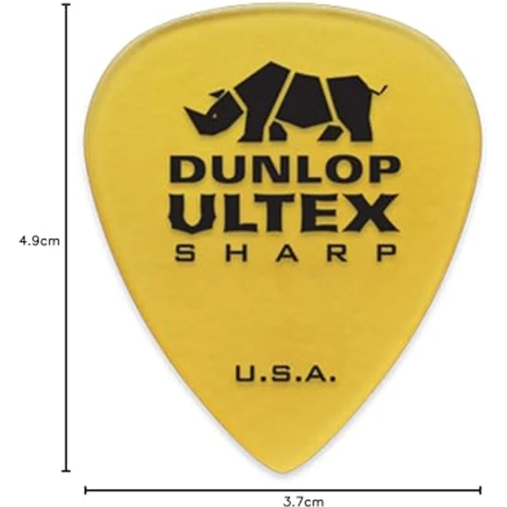 Dunlop Ultex Sharp Player's Picks, 90er Set mit 72 Stück, Stärke 0,90 mm – Bild 4