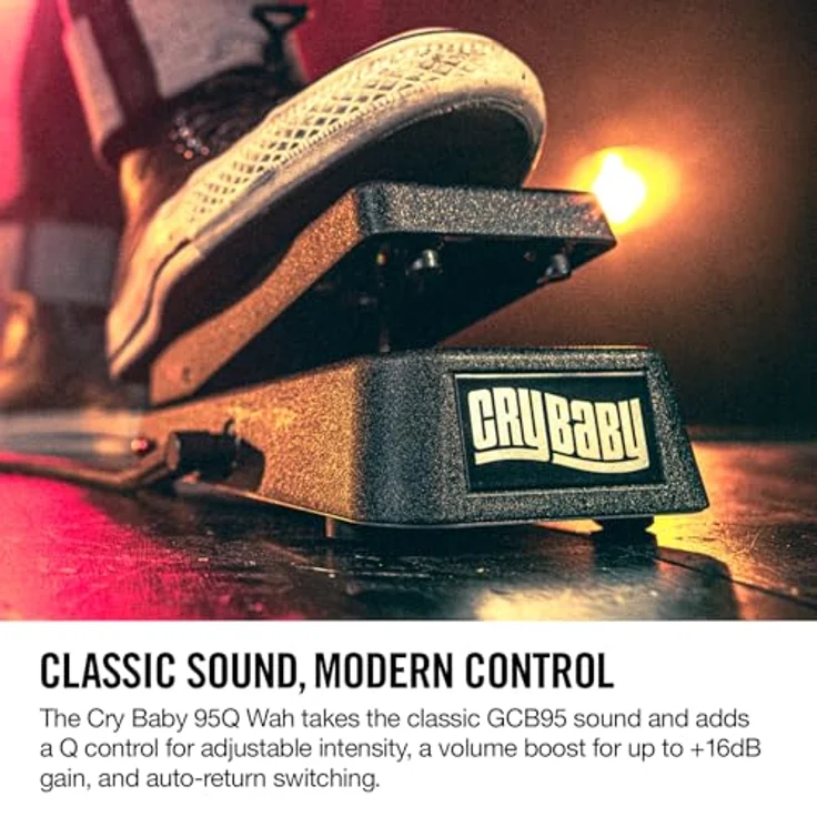 Jim Dunlop Dunlop Cry Baby 95Q Wah - Wah Wah Pedal mit präziser Verarbeitung und ausgewählten Materialien – Bild 2