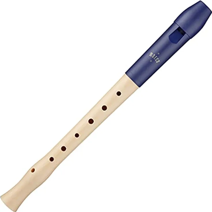 Moeck 1024 Flauto 1 plus Sopran - Barock - Einfachloch, gute Intonation, blau