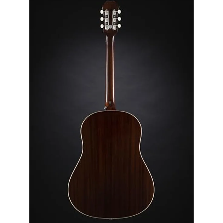 Epiphone Masterbilt Texan Faded Cherry, Westerngitarre mit massiver Sitka-Fichtendecke und Fishman Sonitone Tonabnehmer, Hochglanz Faded Cherry – Bild 3
