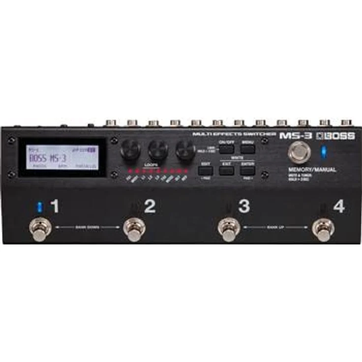 Boss MS-3 Multi Effects Switcher, Pedal-Board Effekt-Loop-Switcher mit 112 Effekten, inkl. Tuner, MIDI, USB und globalem Equalizer – Bild 5