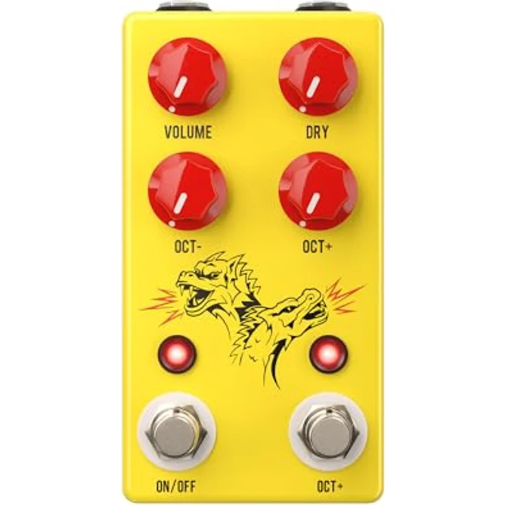 JHS Pedals Double Dragon Lo-Fi Octave, Lo-Fi Oktavpedal mit Sub- und Hochoktave, Metallgehäuse, made in USA – Bild 1