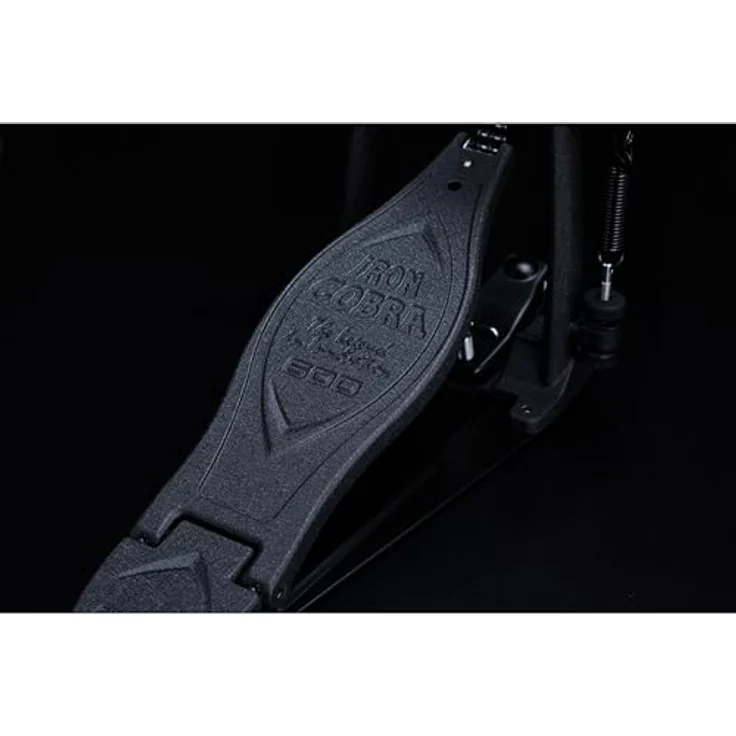 Tama Iron Cobra HP600DMB, Einzelfußmaschine der Dark Shadow Edition, matte schwarze Oberfläche, Duo Glide Kettenblatt, doppelte Kette – Bild 5
