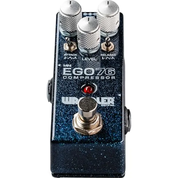 Wampler Mini Ego 76 Compressor, E-Gitarren Effektpedal im kompakten Design mit Parallel Clean Blend Control und umfangreicher Regelung