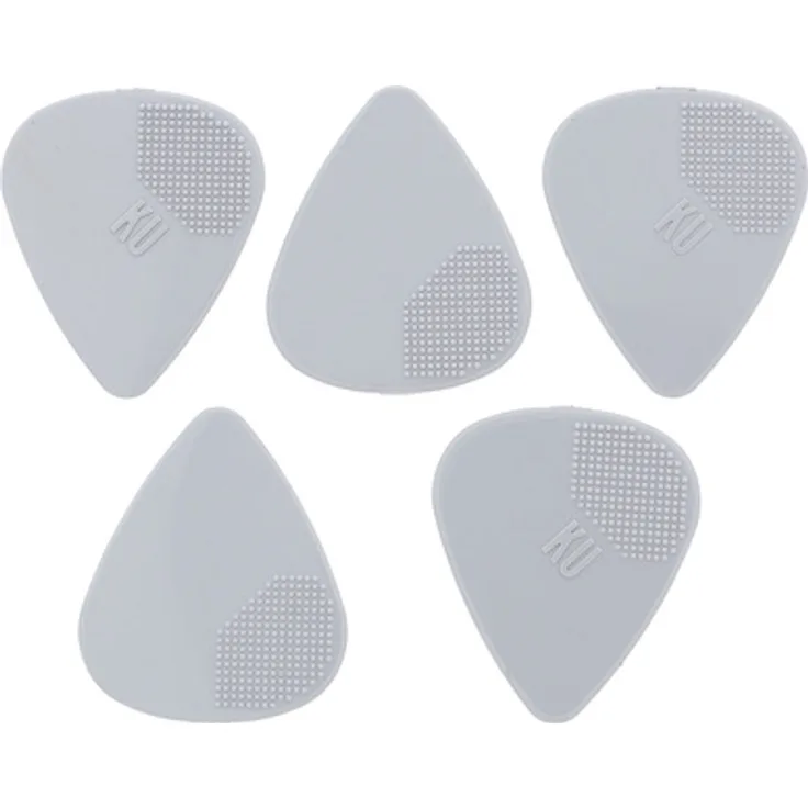 Daddario Keith Urban Pick Set Heavy, Ultem Plektren mit 1,0 mm Stärke, 5er Pack in Grau, verschiedene Spielflächen