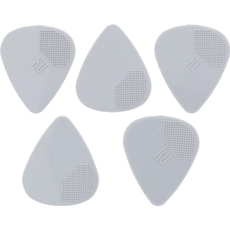 Daddario Keith Urban Pick Set Heavy, Ultem Plektren mit 1,0 mm Stärke, 5er Pack in Grau, verschiedene Spielflächen