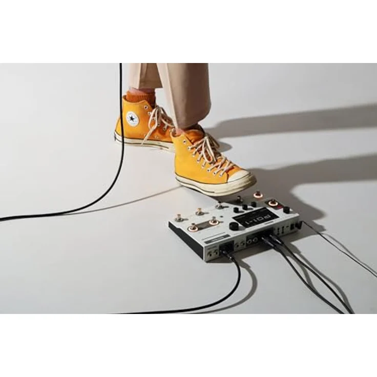 Hotone Ampero II Stage, Gitarren-Multieffekte Effektpedal mit 5" Touchscreen, 12 Effekten gleichzeitig, 90 Amp Models und integriertem Looper – Bild 7
