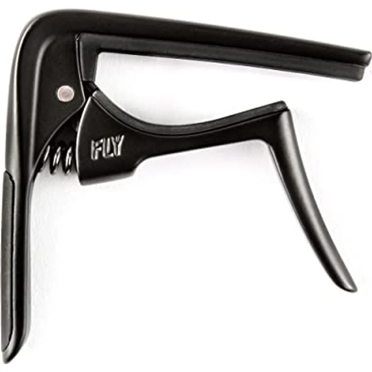 Dunlop Trigger Fly Capo BK, Kapodaster für Akustik- und E-Gitarre mit ergonomischem Griff und optimierter Stimmstabilität, schwarz – Bild 2