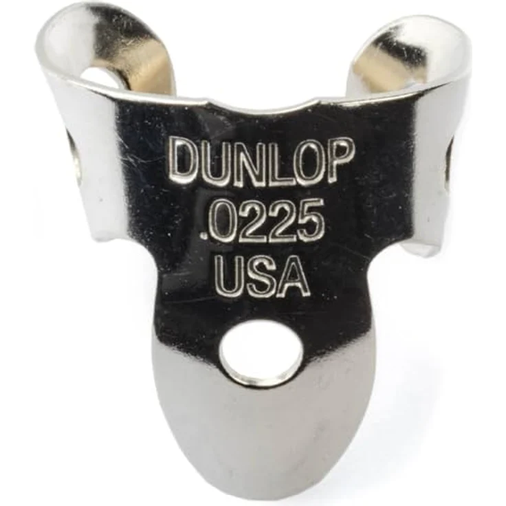 Dunlop Nickel Silver 4F 1T .0225 IN, Plektrumset mit 4 Finger- und 1 Daumenpick aus Neusilber für Banjo und Akustikgitarre – Bild 1