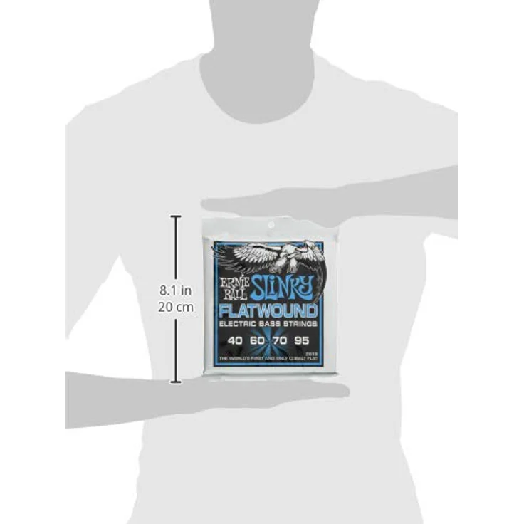 Ernie Ball 2815, E-Bass Saitensatz Extra Slinky Flatwound Cobalt, Saitenstärke 040-060-070-095 – Bild 4