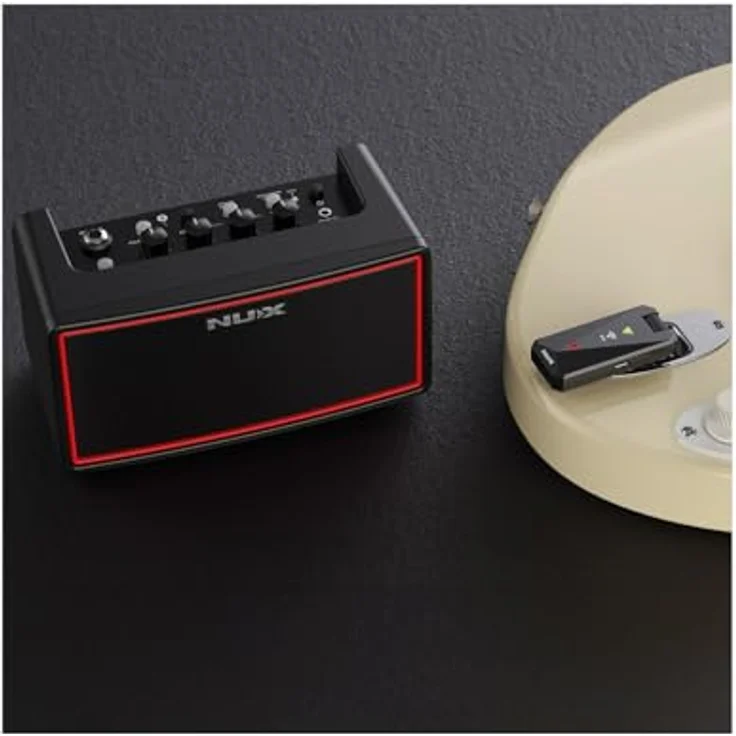 Nux Mighty Air, Modelling Combo Verstärker für E-Gitarre mit Wireless System, 10 Watt, 7 Kanäle, Bluetooth, einschließlich NUX Wireless Sender – Bild 5