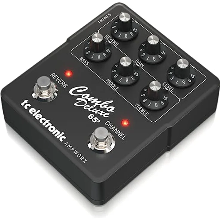 tc electronic Combo Deluxe 65' Preamp, Gitarrenvorverstärker-Pedal mit Faltungsfederhall und Celestion Cab Sim IR, zweikanalig – Bild 3