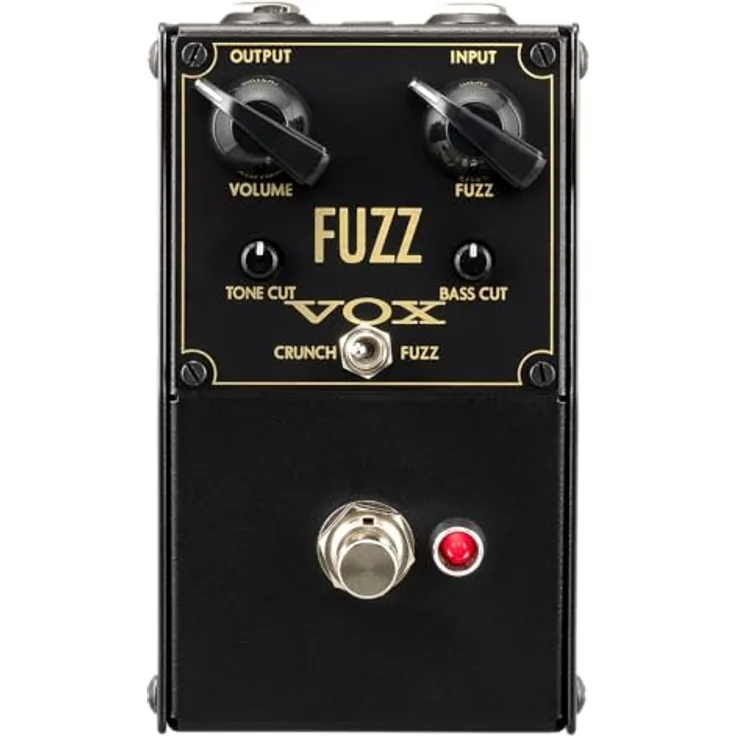 Vox VTB-1 Treble Booster, Effektpedal für E-Gitarre mit Vintage Treble Boost, schwarz