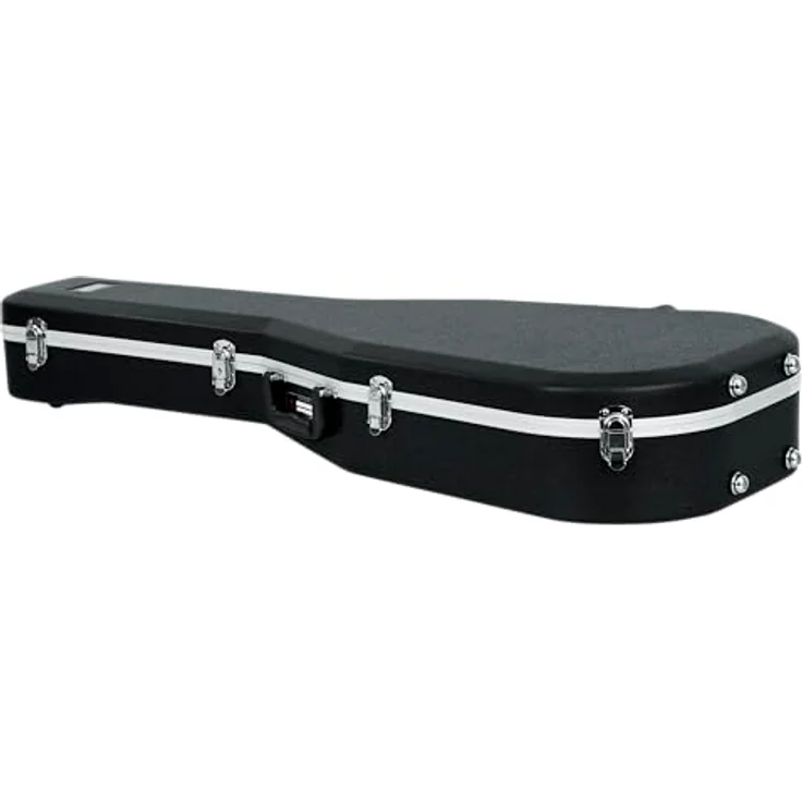 Gator GC-Classic Guitar ABS Case, Gitarrenkoffer für klassische Gitarren mit Alu-Schließprofil, EPS-Schaumpolster und Zubehörfach, schwarz – Bild 9