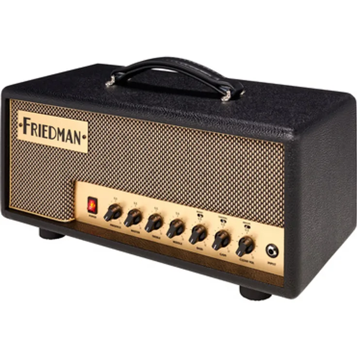 Friedman Runt-20 Head, Vollröhren E-Gitarren-Verstärker mit 20 Watt, 2 Kanälen, FX Loop und Speaker Simulation