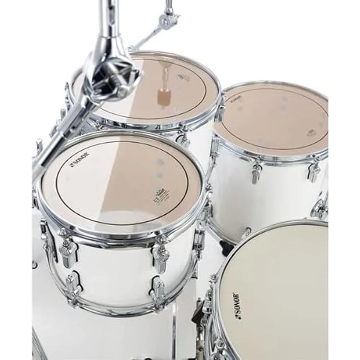 Sonor AQ1 Studio Set PW, Schlagzeugset aus 100% Birkenholz mit 20"x16" Bass Drum, Piano White – Bild 5
