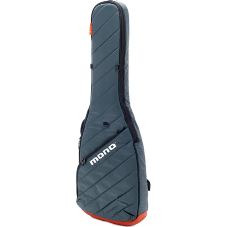 Mono Cases Vertigo Electric Bass M80-VEB-GRY, professionelles Gigbag in Grau mit 20 mm Polsterung und Headlock-System