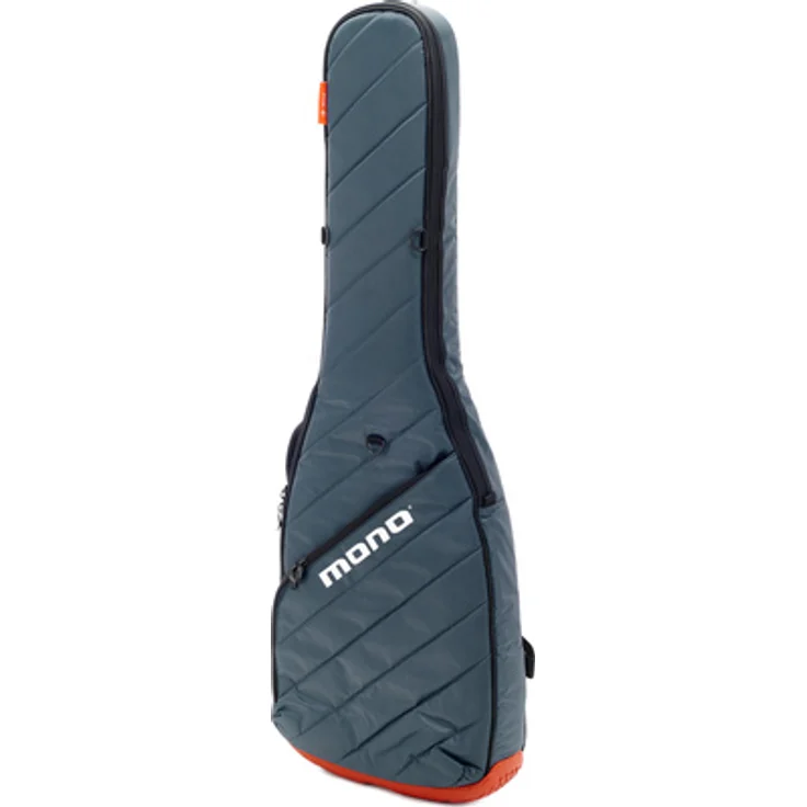 Mono Cases Vertigo Electric Bass M80-VEB-GRY, professionelles Gigbag in Grau mit 20 mm Polsterung und Headlock-System