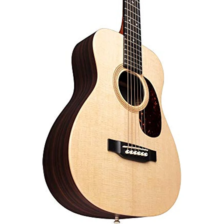 Martin Guitar LX1RE, Little Martin Westerngitarre mit massiver Fichten-Decke, Naturfarbe, inkl. Fishman Sonitone Elektronik und Gigbag – Bild 3