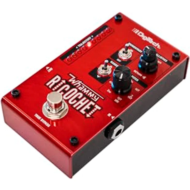 Digitech Pitch Shifter Whammy Ricochet, kompakter Effektpedal mit 7 wählbaren Intervallen und polyphonem Chords Modus – Bild 6