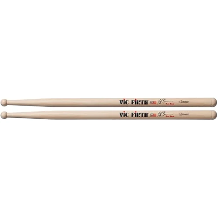 Vic Firth SJQ Jeff Queen Signature, Drumstick aus Hickory mit kugelförmigem Kopf, 43,18 cm Länge, 18,4 mm Durchmesser – Bild 3